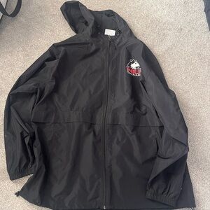 Black NIU Huskies Windbreaker Jacket